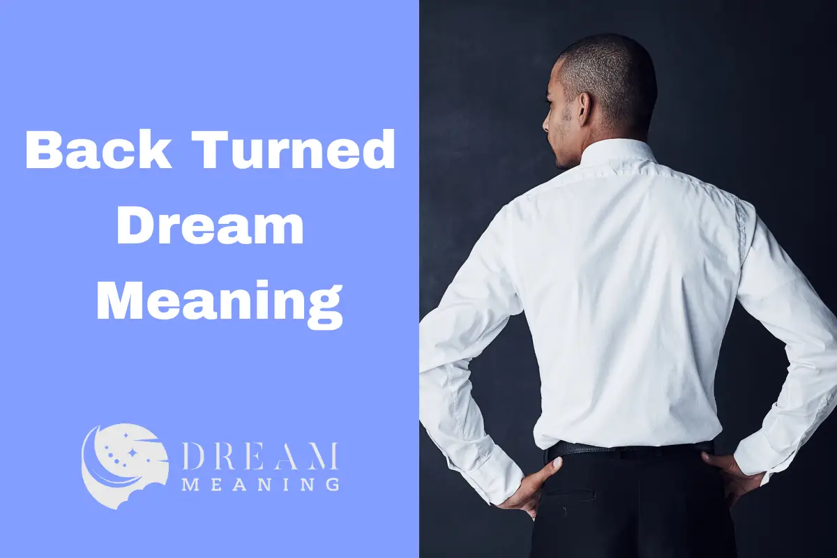 Back Turned Dream Meaning