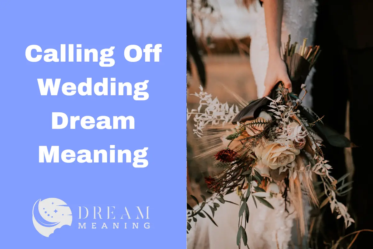 What Does It Mean To Dream Of Calling Off A Wedding