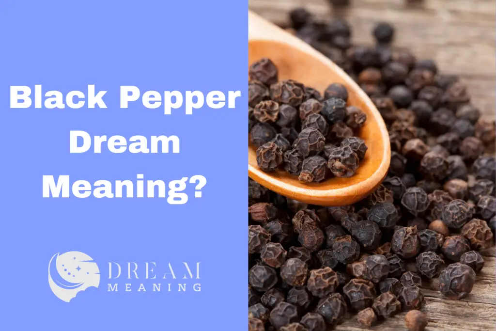 Dreaming Of Black Pepper? Here's What It Could Mean... The Dream Meaning