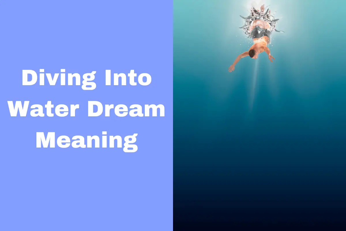 Diving Into Water Dream Meaning