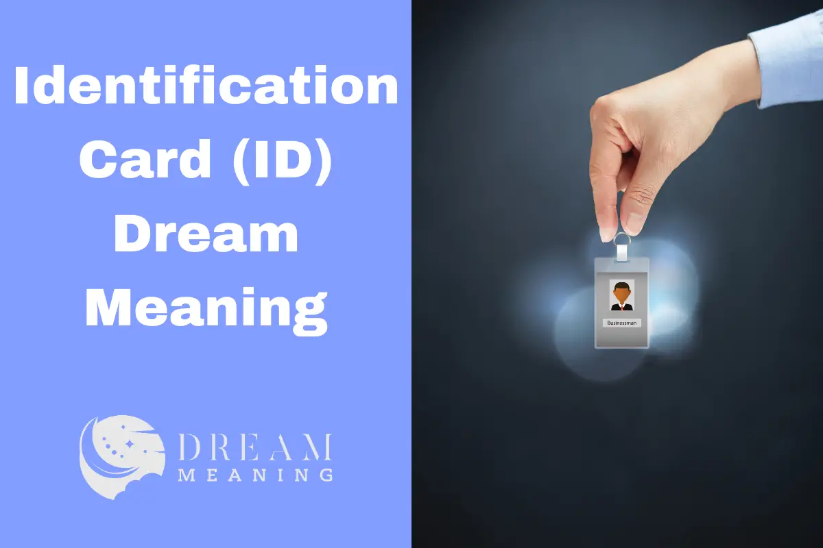 Dream Meaning of Identification Card (ID) What Is Your Subconscious Telling You? The Dream