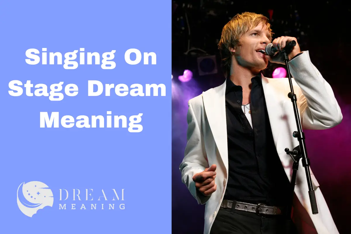 Singing On Stage Dream Meaning