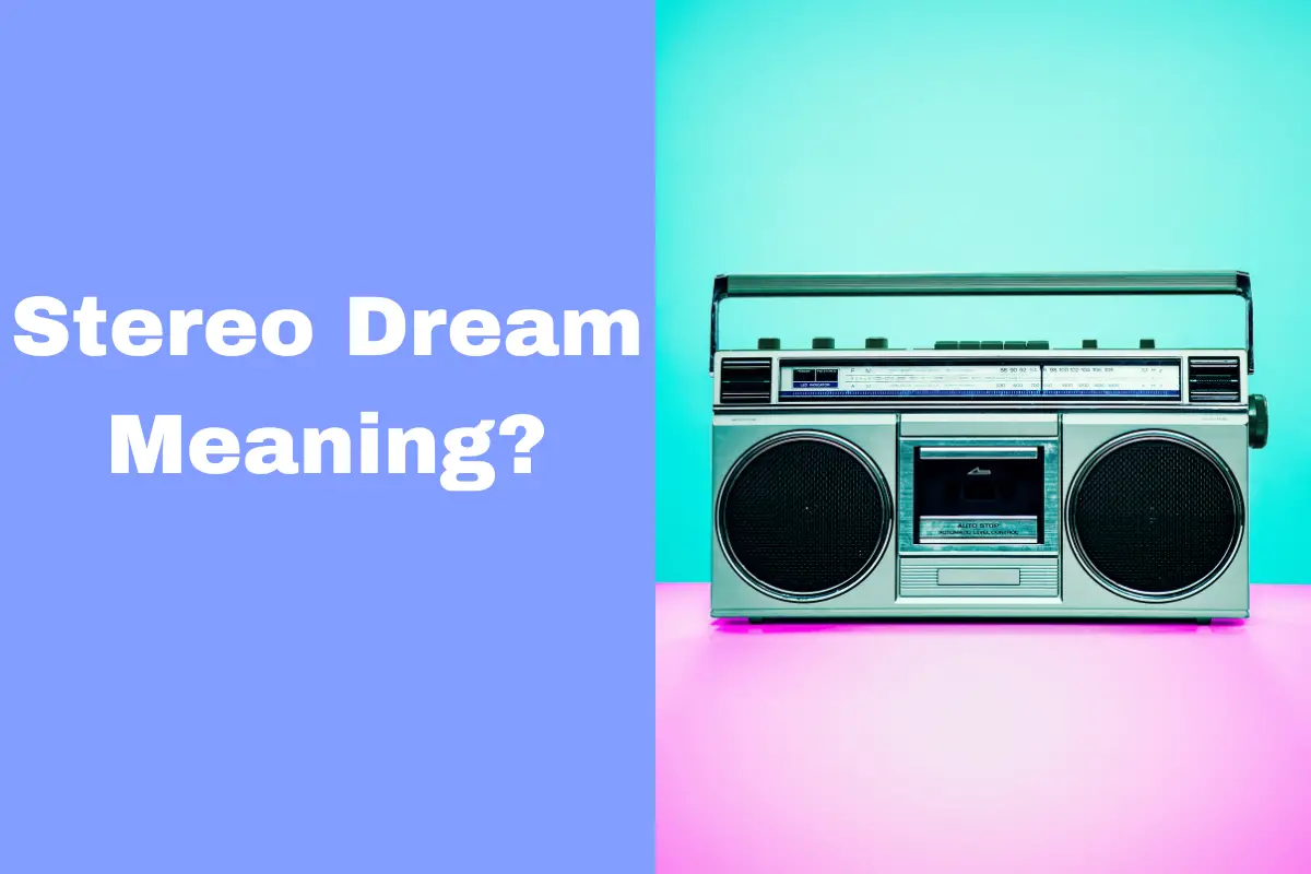 Stereo Dream Meaning