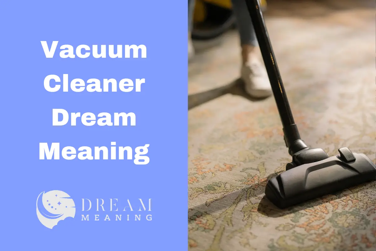 Dream Meaning of Vacuum Cleaner What Does It Mean To See One In A